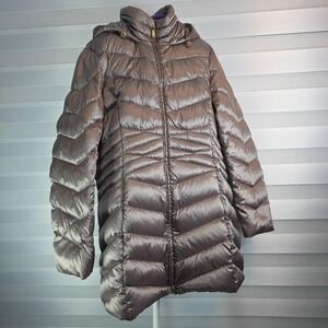 Ellen Tracy Bronze Packable Puffer Jacket Women's Size XXL
